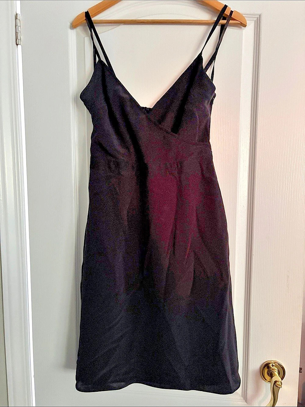 Banana Republic Black Slip Dress Size 8